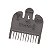 Pente Para Máquina De Cortar Cabelo Profissional No 1 - 3mm Cinza - Imagem 3