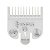 Pente Para Máquina De Cortar Cabelo Profissional No 1 - 3mm Branco - Imagem 1