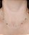 GARGANTILHA CHOKER ZIRCÔNIAS COLORIDAS PRATA 925 - Imagem 1