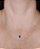 GARGANTILHA CHOKER TREVO PINGENTE RESINADO PRATA 925 - Imagem 1