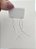 BRINCO DOIS FIOS COM CORRENTE VENEZIANA PRATA 925 - Imagem 2