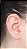BRINCO EAR CUFF PONTO DE LUZ ZIRCÔNIA PRATA 925 - Imagem 2