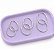 TRIO ARGOLAS OVAL LISA PRATA 925 - Imagem 1
