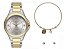 Kit Relógio Condor Feminino Bicolor CO2035KXV/K5K + Pulseira e brincos - Imagem 1