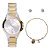 Kit Relógio Condor Feminino Bicolor CO2035KXV/K5K + Pulseira e brincos - Imagem 3