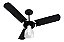 VENTILADOR TETO NEW DELTA LIGHT PRETO ABERTO 38-3119 VENTI-DELTA - Imagem 1