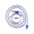 Circuito Respiratório Não Invasivo com Válvula de Exalação Simples, Adulto ou Infantil, MedFlex - Unidade - Imagem 1