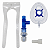 Kit EPAP Completo para Terapia Respiratória - Azul - Imagem 1