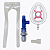 Kit EPAP Completo para Terapia Respiratória - Azul - Imagem 5