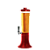 Torre de Chopp na cor Vermelho 2,5L Doutor Beer com dois tubos em alumínio - Imagem 1