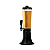 Torre de Chopp Doutor Beer 3L Com Torneira Tap Handle Prata - Imagem 1