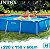 Piscina Intex Retangular de Armação de Metal de 2.282 L com 2,60m de Comprimento,1,60m de Largura e 65cm de Profundidade - Imagem 1