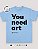 Camiseta Oversized You Need Art - Imagem 7