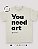 Camiseta Oversized You Need Art - Imagem 2