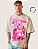 Camiseta Oversized Super Christina Aguilera Stripped - Imagem 2
