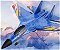 Avião de Controle Remoto Su-27  2.4g Azul - Imagem 1