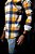 Camisa Manga Longa Slim XADREZ OFF/BEGE/AZUL - Imagem 1