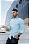 Camisa Manga Longa Slim Azul Claro - Imagem 3