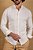 Camisa de Manga longa SLIM GOLA PADRE BEGE LINHO - Imagem 2