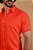 Camisa de Manga Curta SLIM LINHO LARANJA - Imagem 1