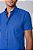 Camisa de Manga Curta SLIM LINHO FLAMÊ AZUL NAVI - Imagem 2