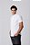 Camisa de Manga Curta GOLA PADRE SLIM LINHO FLAMÊ BRANCO - Imagem 3