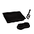 Kit Higiênico Para Gatos: Bandeja, Pá e Comedouro Four Plastic - Black - Imagem 1