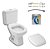 Kit Bacia com Caixa Acoplada Completo Thema Branco - INCEPA - Imagem 1