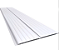 Forro Pvc 20cm x 8mm x 6 Metros Branco - FORTLEV - Imagem 1