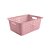 Cesta Organizadora Tamanho G 14,5 Litros 41x31x16,5cm Rosa Quartz - OU - Imagem 1