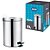 Lixeira com Pedal Ágata 5 Litros Aço Inox com Balde Interno - MOR - Imagem 1