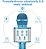 MICROFONE BLUETOOTH KARAOKE SEM FIO YOUTUBER REPORTER CORES - Imagem 4