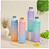Kit com 2 Garrafas de Água 900ml 300ml Com Canudo Squeeze Garrafão De Agua Colorida Fitness - Imagem 2