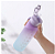 Kit com 2 Garrafas de Água 900ml 300ml Com Canudo Squeeze Garrafão De Agua Colorida Fitness - Imagem 4