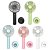 Mini Ventilador Portátil Recarregável com Suporte de Mão Lelong LE-79 - Imagem 3