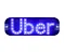 Placa Led Usb Veicular Uber Kapbom - Ka-1129 - Imagem 1