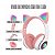 Fone De Ouvido Bluetooth Orelha Gatinho Infantil Led Sem Fio - Imagem 7