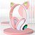 Fone De Ouvido Bluetooth Orelha Gatinho Infantil Led Sem Fio - Imagem 8