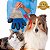 Luva Pet Escova Tira Remove Pelo Cachorro Gato Magnética Top - Imagem 4