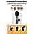 Microfone Lavalier sem fio portátil, Gravação de Vídeo Áudio Mic, iPhone, A - Imagem 24