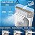 Ventilador Portátil grande de mesa Umidificador Climatizador Led Água e Gelo 3 Velocidades Led - Imagem 3