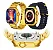 Smartwatch Ultra Gold 24K Com NFC 2 Pulseiras Lançamento - Imagem 2