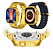 Smartwatch Ultra Gold 24K Com NFC 2 Pulseiras Lançamento - Imagem 6