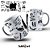 CANECA SUPERNATURAL STICKER PORCELANA 325ML BRANCA - Imagem 1