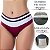 kit 10 e 5 Calcinhas Power Fitness - Cós Elástico Linda Moça - Imagem 5