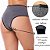 Kit 5 Calcinha Cintura Alta - Cós Duplo e segura barriga Power fitness - Imagem 2