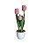 ARRANJO DE TULIPA ROSA FF-0036RS - Imagem 1