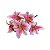 BUQUE DE LIRIO ROSA CLARO 3D BK-0122RC - Imagem 2