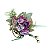 ARRANJO FLORAL DE ROSAS LILAS FF-0037LS - Imagem 2
