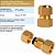 Adaptador Universal Dako Para Gás (Fogão/Cooktop) Rosca 1/2' Fêmea X 3/8' BM Druck - Imagem 3